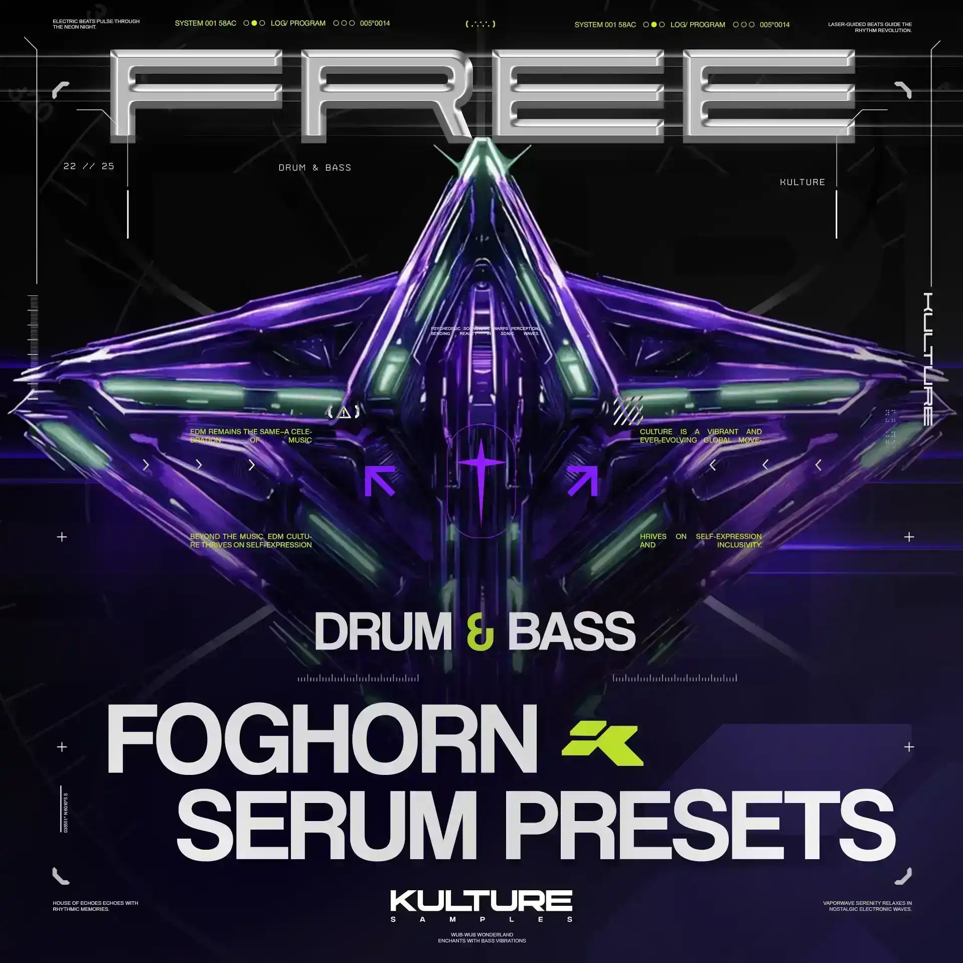 Free Drum & Bass Foghorn Serum Presets