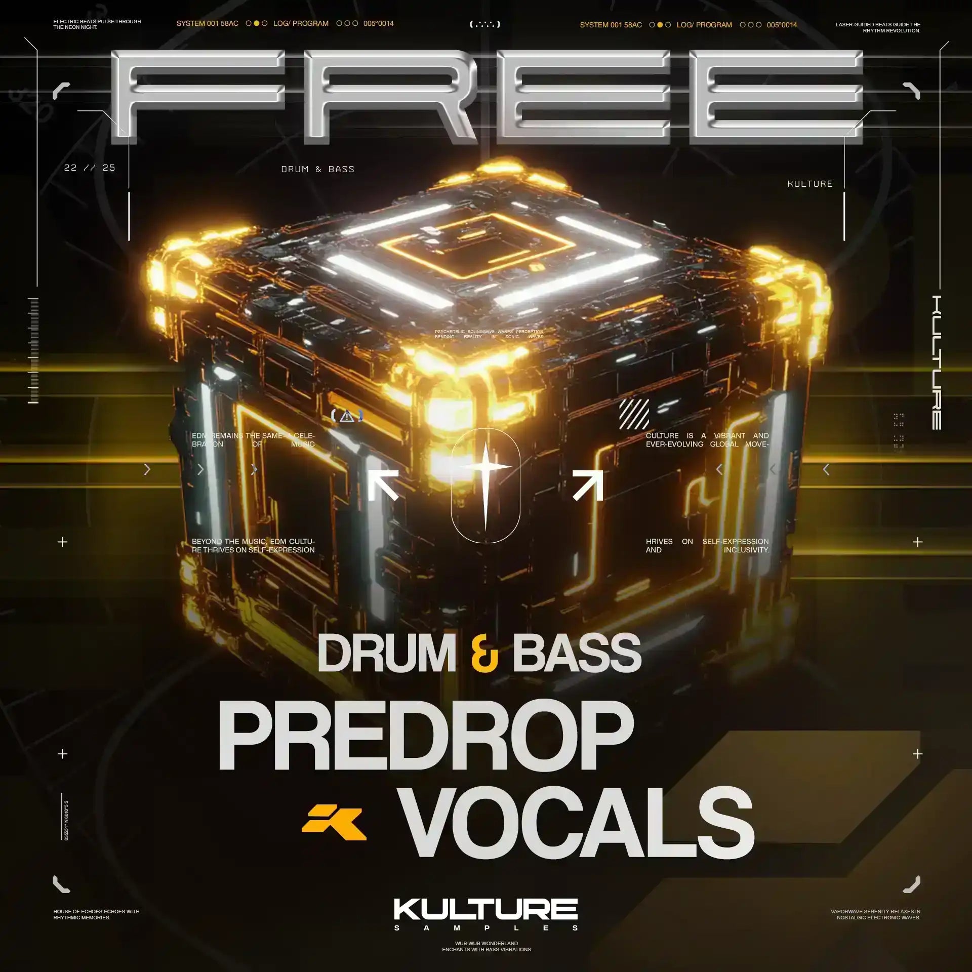 Free Drum & Bass Predrop Vocal Sample Pack